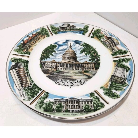 Capital Wholesale Imports Washington DC Collectors Souvenir Plate - The Capitol - Picture 10 of 11